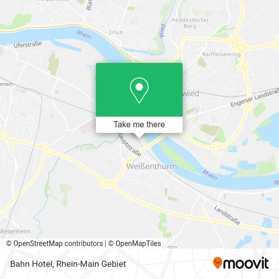 Карта Bahn Hotel