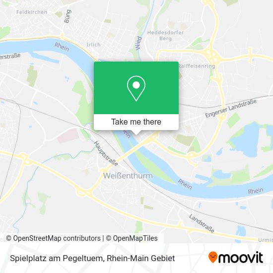 Карта Spielplatz am Pegeltuem