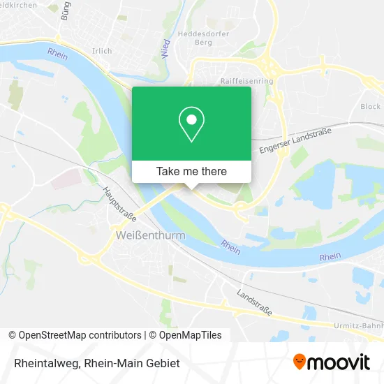 Карта Rheintalweg