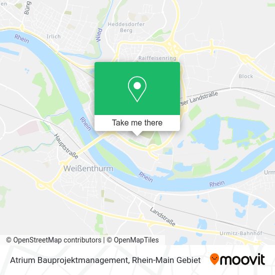 Карта Atrium Bauprojektmanagement