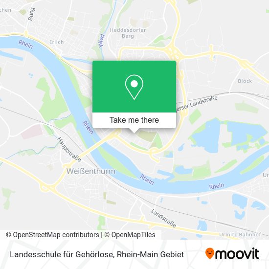 Карта Landesschule für Gehörlose