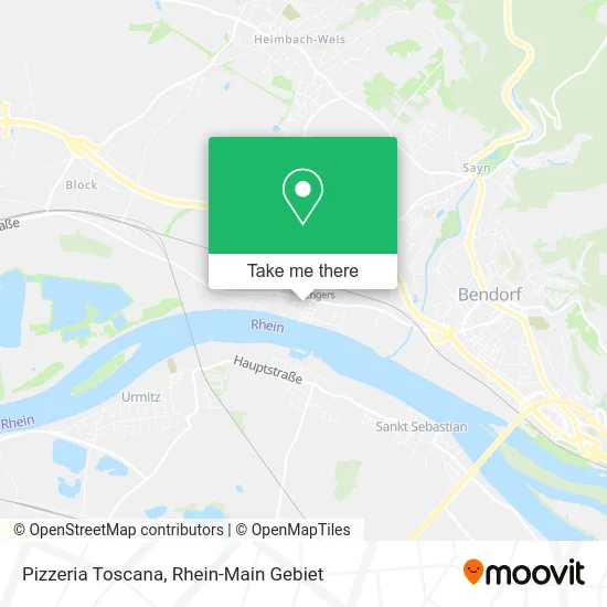 Карта Pizzeria Toscana