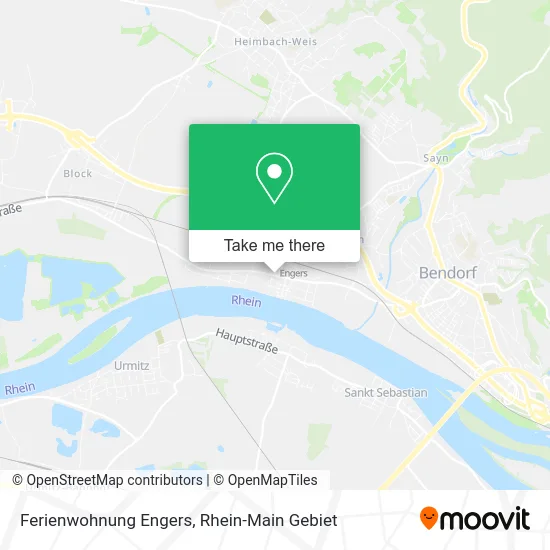 Карта Ferienwohnung Engers