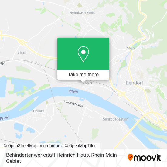 Карта Behindertenwerkstatt Heinrich Haus