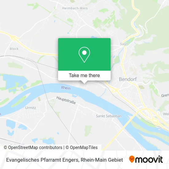 Карта Evangelisches Pfarramt Engers