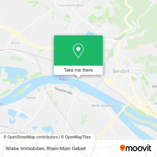Wiebe Immobilien map