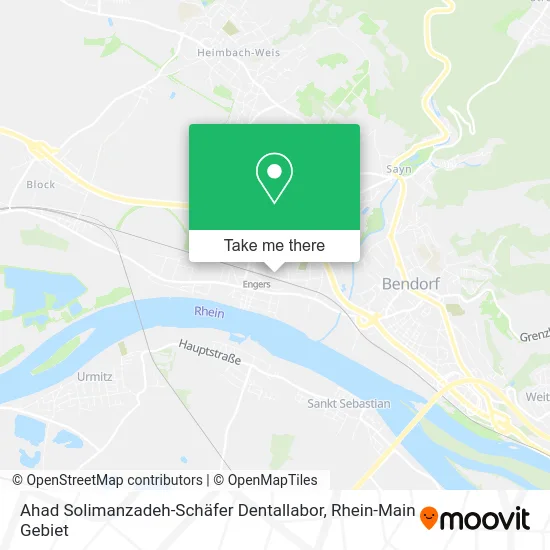 Карта Ahad Solimanzadeh-Schäfer Dentallabor