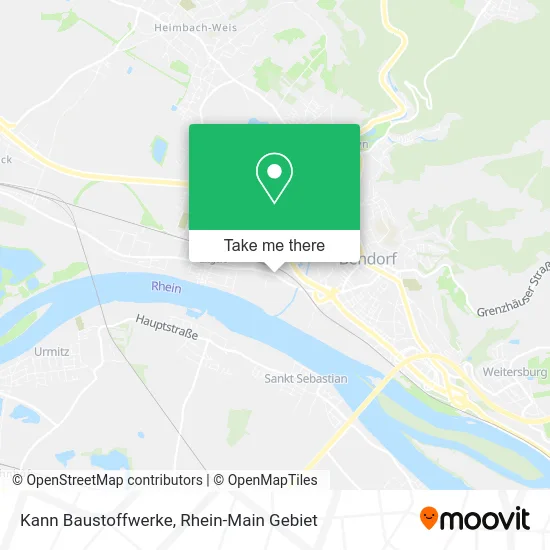 Карта Kann Baustoffwerke