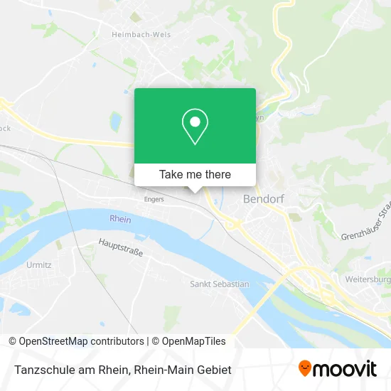 Карта Tanzschule am Rhein