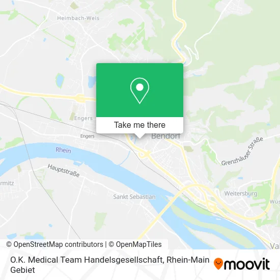 Карта O.K. Medical Team Handelsgesellschaft