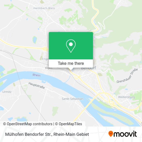 Карта Mülhofen Bendorfer Str.
