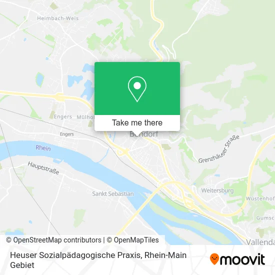 Карта Heuser Sozialpädagogische Praxis