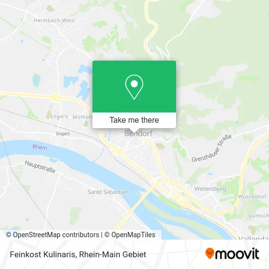 Карта Feinkost Kulinaris