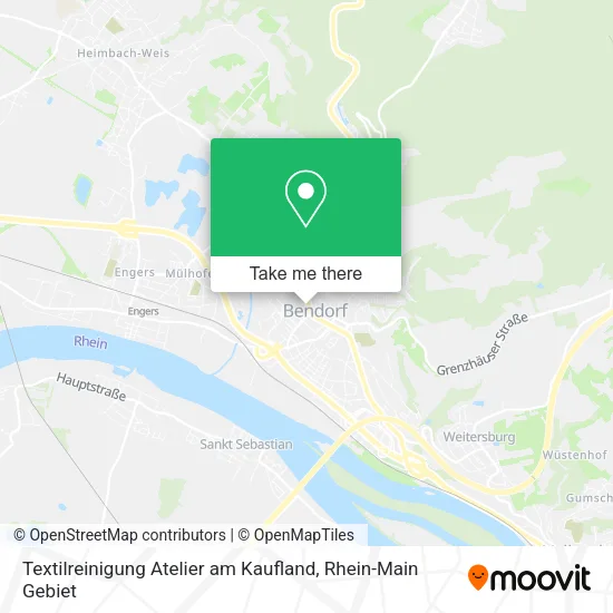 Карта Textilreinigung Atelier am Kaufland