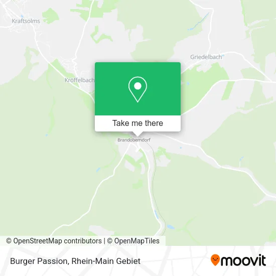 Карта Burger Passion