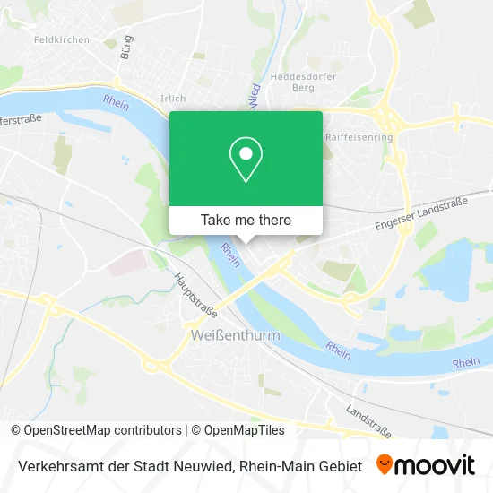 Карта Verkehrsamt der Stadt Neuwied