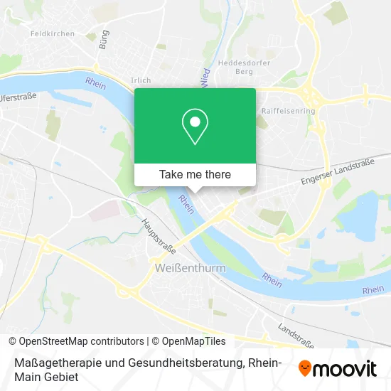 Карта Maßagetherapie und Gesundheitsberatung