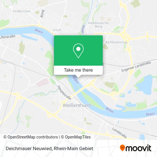 Карта Deichmauer Neuwied