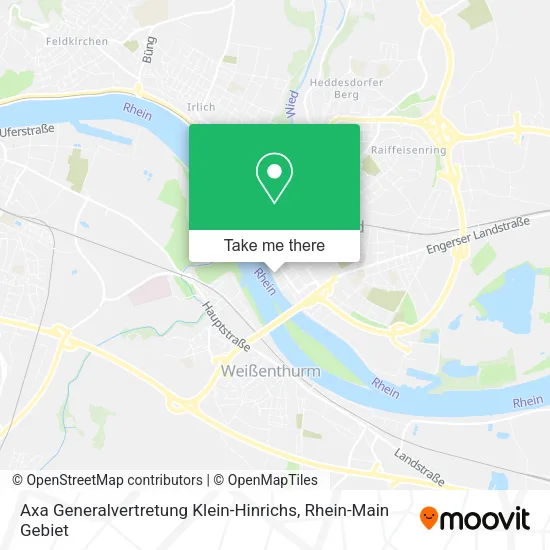 Карта Axa Generalvertretung Klein-Hinrichs