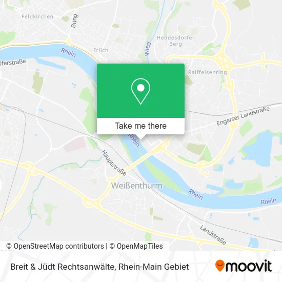 Карта Breit & Jüdt Rechtsanwälte