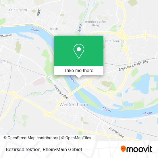 Карта Bezirksdirektion