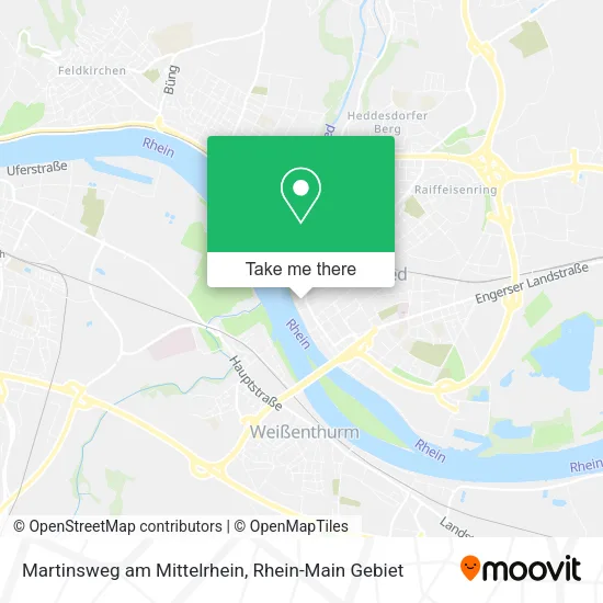 Карта Martinsweg am Mittelrhein