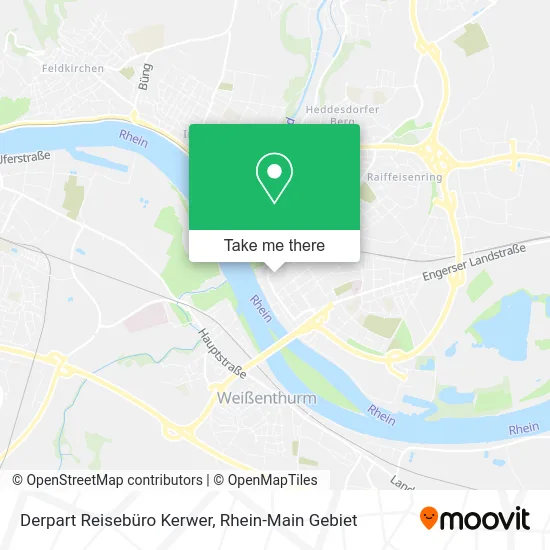 Карта Derpart Reisebüro Kerwer