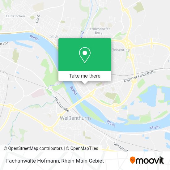 Карта Fachanwälte Hofmann