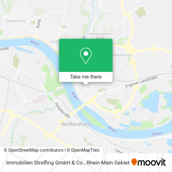 Карта Immobilien Streffing GmbH & Co.