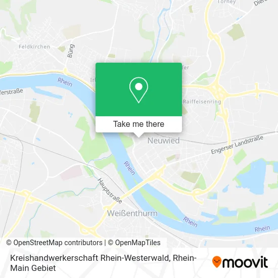 Карта Kreishandwerkerschaft Rhein-Westerwald