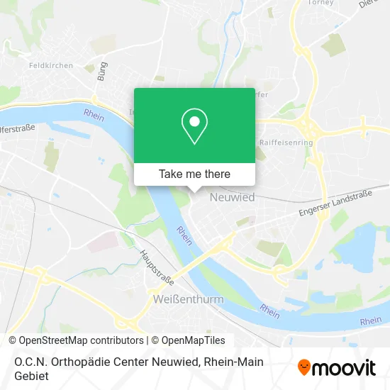 Карта O.C.N. Orthopädie Center Neuwied