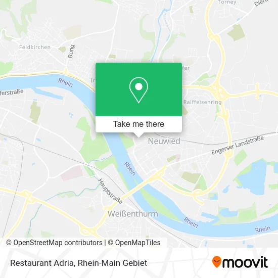 Карта Restaurant Adria