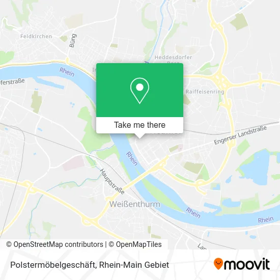 Карта Polstermöbelgeschäft