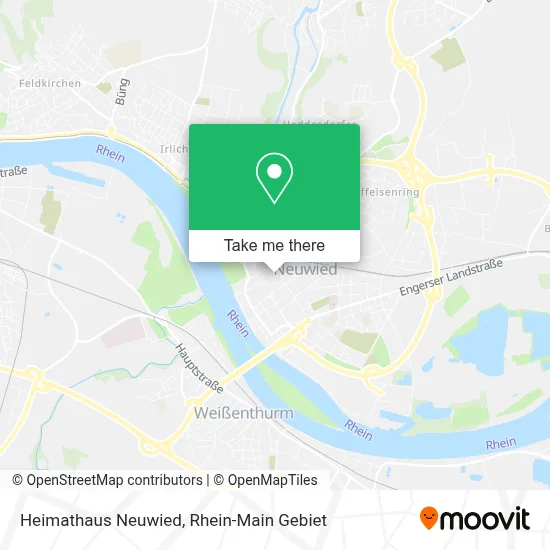 Heimathaus Neuwied map