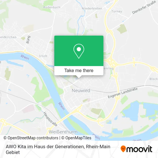 Карта AWO Kita im Haus der Generationen