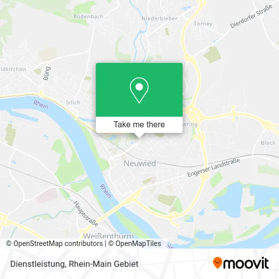 Карта Dienstleistung