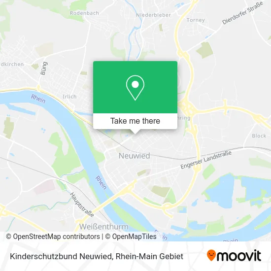 Карта Kinderschutzbund Neuwied