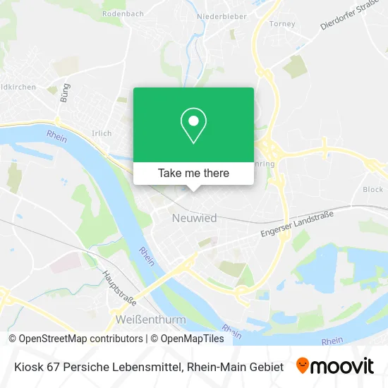 Карта Kiosk 67 Persiche Lebensmittel