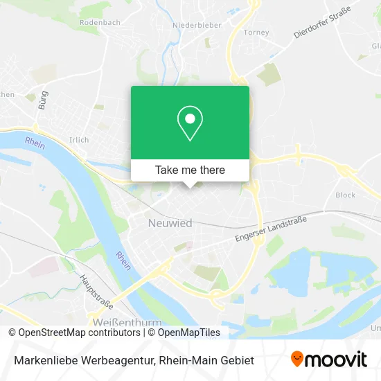 Карта Markenliebe Werbeagentur