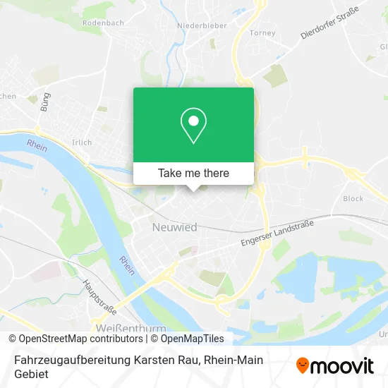 Карта Fahrzeugaufbereitung Karsten Rau