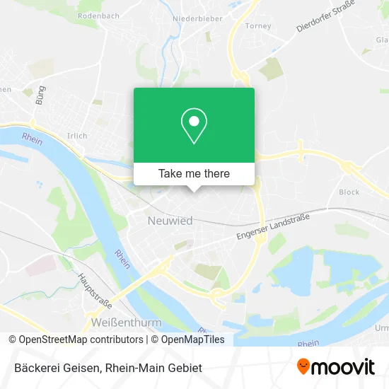 Карта Bäckerei Geisen