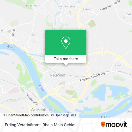 Карта Erding Veterinäramt