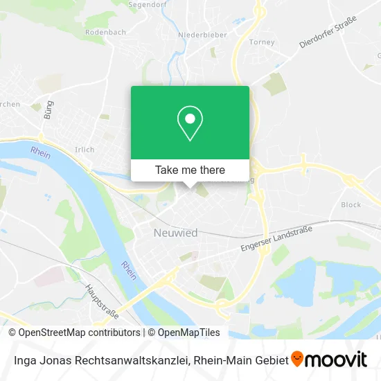 Карта Inga Jonas Rechtsanwaltskanzlei