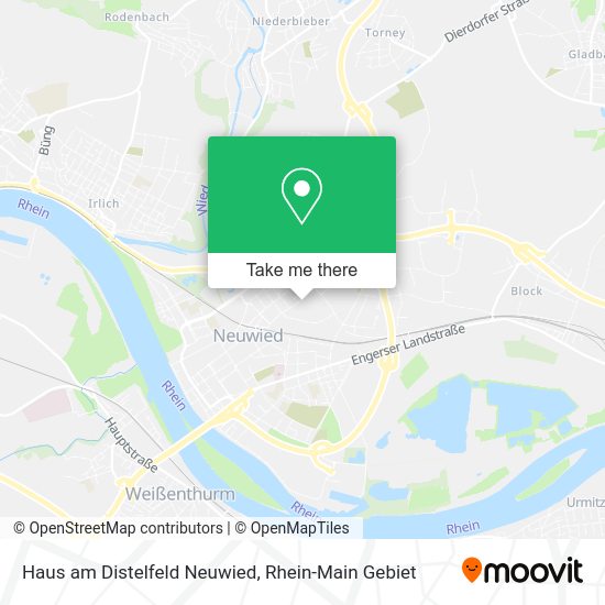Карта Haus am Distelfeld Neuwied