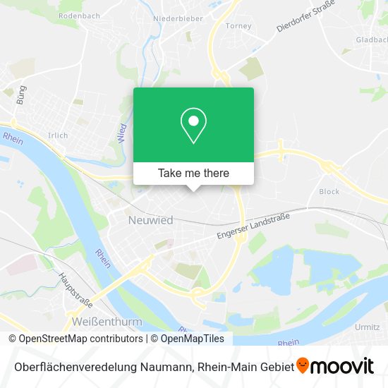 Карта Oberflächenveredelung Naumann