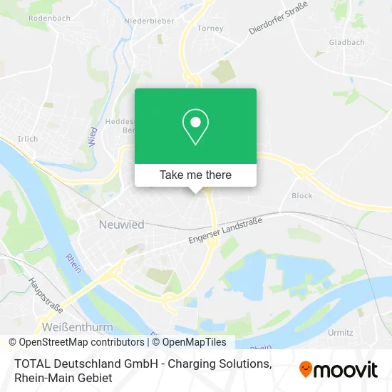 Карта TOTAL Deutschland GmbH - Charging Solutions