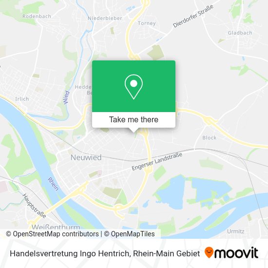 Карта Handelsvertretung Ingo Hentrich