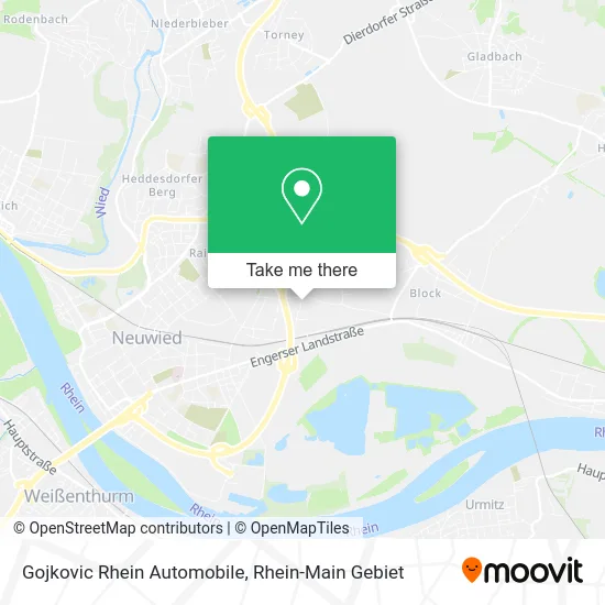 Карта Gojkovic Rhein Automobile
