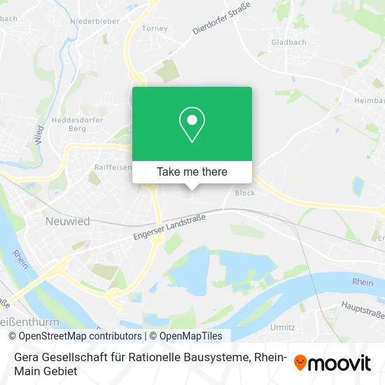 Карта Gera Gesellschaft für Rationelle Bausysteme