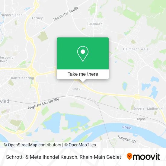 Карта Schrott- & Metallhandel Keusch